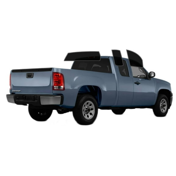 Haiy Co - PreCut 2Ply 10% Window Tint Film Kit For 2007-2013 GMC Sierra 1500 Extended -Side+Rear Window