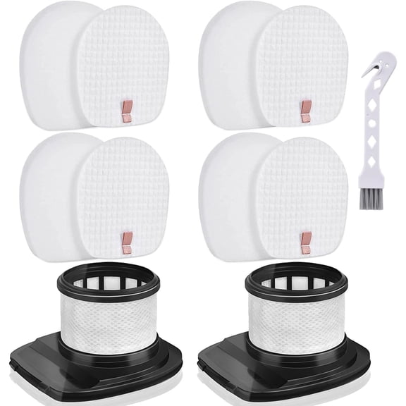 IX141 Filter Replacement for Shark Rocket Pro IX140 IX141 IX142 IZ140 IZ140C IZ141C IZ142 UZ145 Cordless Stick Vacuum, 2 HEPA & 4 Foam & Felt Filters, Part # 617FJ140 & 616FJ140