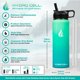 thumbnail image 3 of HYDRO CELL Botella de agua aislada de acero inoxidable con pajita - Para bebidas frías y calientes - Termo de metal con tapa de rosca y termo deportivo moderno a prueba de fugas para niños y adultos (, 3 of 5