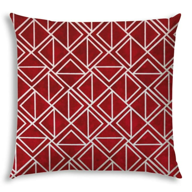 Joita TRIOMINO Jumbo Housse de Coussin à Fermeture Éclair Intérieur / Extérieur - Tissu Polyester Rouge
