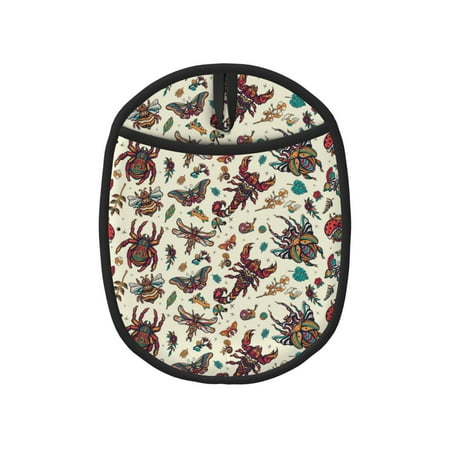 

Sikiie Insects A Silicone Pot Holders Oven Mitts Heat Resistant Hot Pads Non Slip Pot Holder for Kitchen Baking and Cooking 9.4 x 7.5 Inches