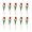 E, variant on 10 PCS Artificial Tulip Flowers 13" Real Touch PU Tulips Bouquet, Multicolor Flowers for Floral Arrangements, Easter, Mother's Day, Spring and Valentine's Day Decorations (I)
