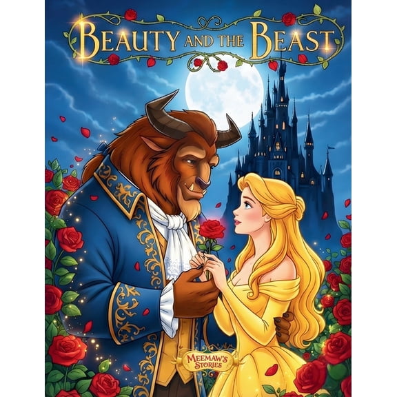 Beauty and the Beast: A Heartwarming Illustrated Fairy Tale for Children Ages 3-6 Bedtime Story of Courage, Kindness & L, (Paperback)