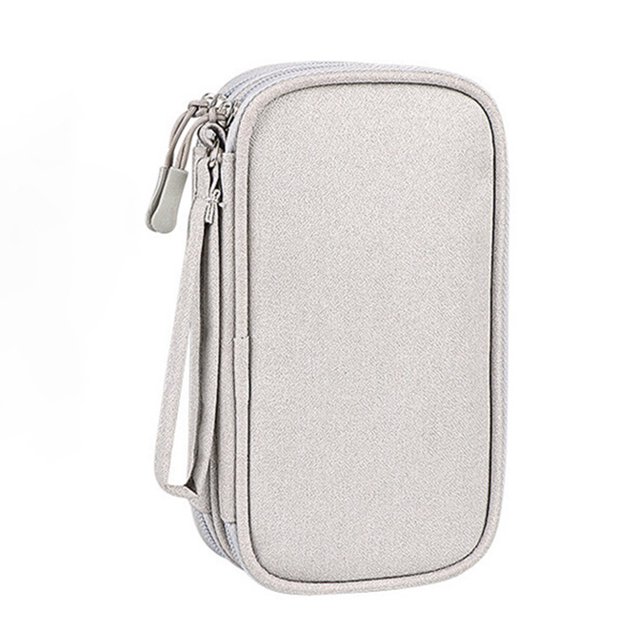 LCXmlly Organizer Pouch Waterproof Digital Storage Pouch Portable Separate Compartments