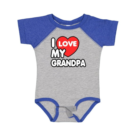 Inktastic I Love My Grandpa Boys or Girls Baby Bodysuit