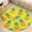 style-3, variant on Lunarable Pineapple Washable Round Rug -Circle Area Rugs for Nursery Bedroom, Vintage Non Slip Non Shedding Low Pile Carpet for Living Room Coffee Table Entryway
