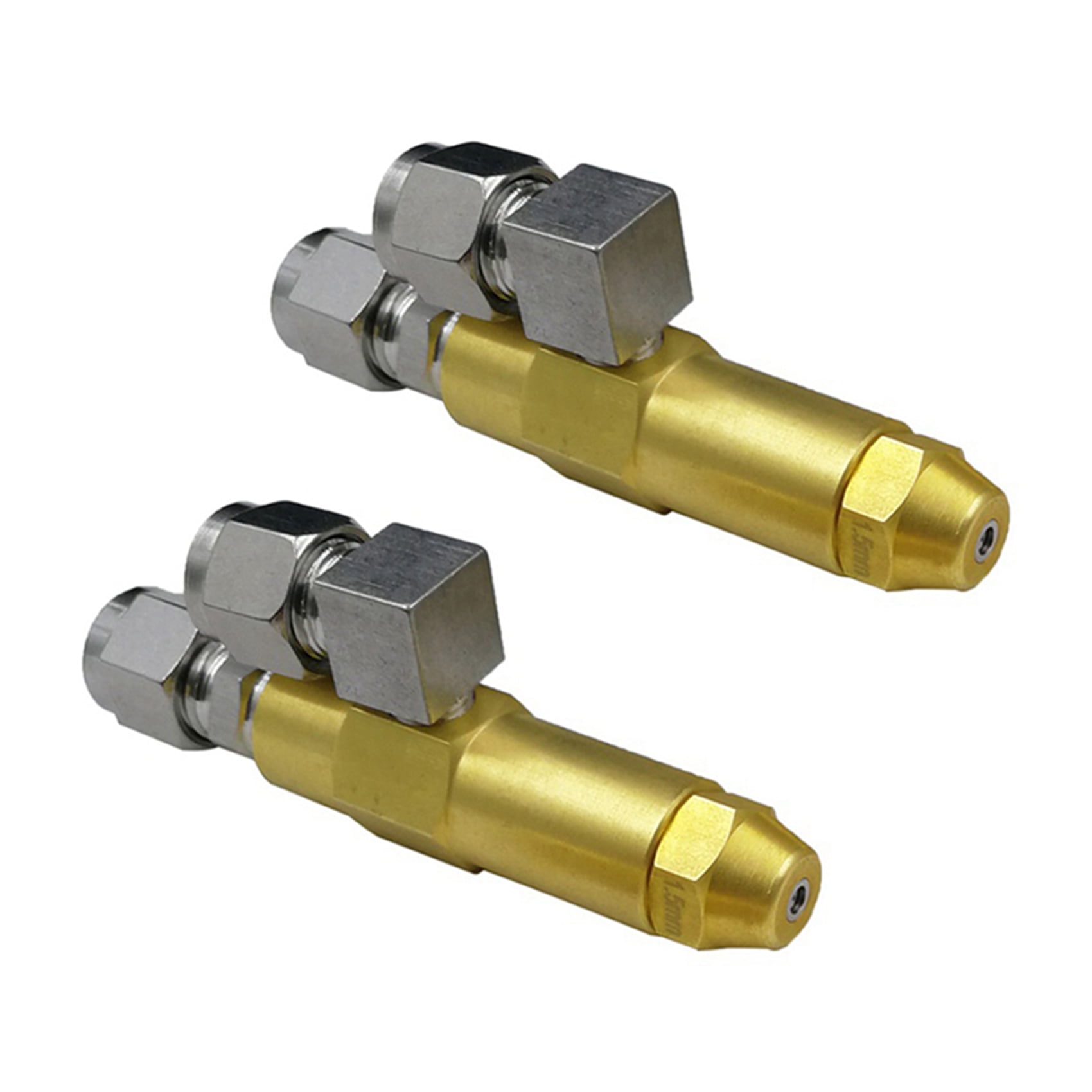 2pcs 1.5mm Waste Oil Burner Nozzle,Air Atomizing Nozzle,Fuel Oil Nozzle
