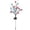 Colorful, variant on Independence Day Red White Blue Star String Lights, Solar-Powered Tree Branch Ground Stake Lights, Outdoor Decor for Lawns, Garden and Patriotic Celebrations, Festive Light String,28in, Colorful