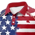thumbnail image 3 of COSFO Men Polo Shirts Short Sleeve Patriotic Independence Day Casual Graphic Tees Collared Pullover Moisture Wicking Summer Classic Fit Tops, 3 of 4