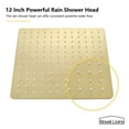thumbnail image 4 of Boyel Living Bathroom Luxury Shower System Set 12 Inch Rainfall Shower Head System High Pressure Rainfall Shower Faucet in Brushed Gold Shower Head,Wall Mounted, 4 of 7