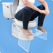 Squatty Potty Slim Clear 7 Acrylic Non-Slip Toilet Stool