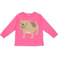 thumbnail image 3 of Inktastic Bulldog Boys or Girls Long Sleeve Toddler T-Shirt, 3 of 5