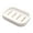 White, variant on FXMLRLK 1Pc Double Layer Draining Plastic Soap Dish, Plastic Bar Soap Holder, Suitable for Shower, Bathroom, Kitchen, Portable for Home, Travel & Daily Use (White)