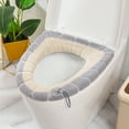 thumbnail image 6 of Toilet Cover,Toilet Seat Cushion Household Thickened Waterproofing Paste Toilet Seat Gasket Set Of Seat Cushion, 6 of 6