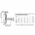 thumbnail image 6 of 1/2” Sanitary Sampling Valve Stainless Steel Handle Sampler Fit for Water Oil Pipes, 6 of 9