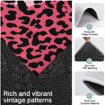 thumbnail image 3 of Pink and Black Of Leopard Print Kitchen Rugs Sets Of 3,Kitchen Runner Rugs Non Skid Washable,Decorative Kitchen Floor Mats for Kitchen,Sink,Laundry,17"x30"+ 17"x47" + 17"x59", 3 of 6