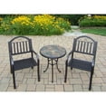 thumbnail image 2 of Oakland Living Stone Art Rochester 3 Piece Bistro Set with Cushions in Coffee, 2 of 2