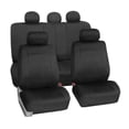 thumbnail image 1 of Juego completo de fundas de neopreno FH Group para asientos de coche, universales, negras, 1 of 9