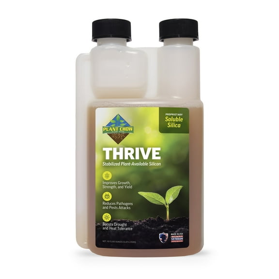 Plant Chow Thrive Soluble Silicon Plant Food 16 fl oz Improves Growth & Strength
