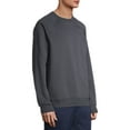 thumbnail image 4 of Athletic Works Men's Fleece Raglan Crew Sweatshirt, up to Size 2XL, 4 of 6