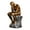 Golden, variant on Modern The Thinker Sitting Man Statue Figurine Resin Sculpture Office Study Room Bookshelf Desktop Decoration -