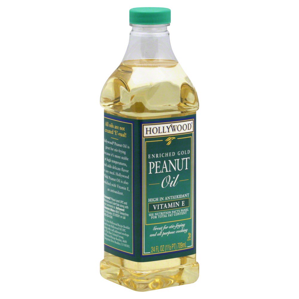 Hollywood Peanut Oil, 24 OZ