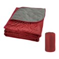 thumbnail image 1 of Manta de mento Maneta de vellón Gran alfombra de picnic para la playa Deporte de clima frío Rojo, 1 of 8