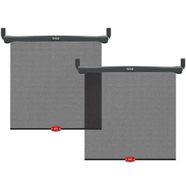 Munchkin Brica Sun Safety Car Window Shade with Heat Alert Helps Block UVA UVB Rays 2 Pack Black Walmart
