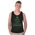 thumbnail image 3 of Keep Calm Shake Shamrocks St Paddys Tank Top T Shirts Men Women Brisco Brands S, 3 of 5