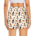 thumbnail image 2 of Lsque Halloween Gnomes Printed Women's Running Shorts with Liner Pockets,Elastic Quick Dry Workout Athletic Gym Yoga Shorts,Womens High Waist Shorts-, 2 of 9