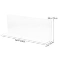 thumbnail image 2 of OULII Plastic Shelf Dividers for Stores Transparent Commodity Separation and Classification, 2 of 8