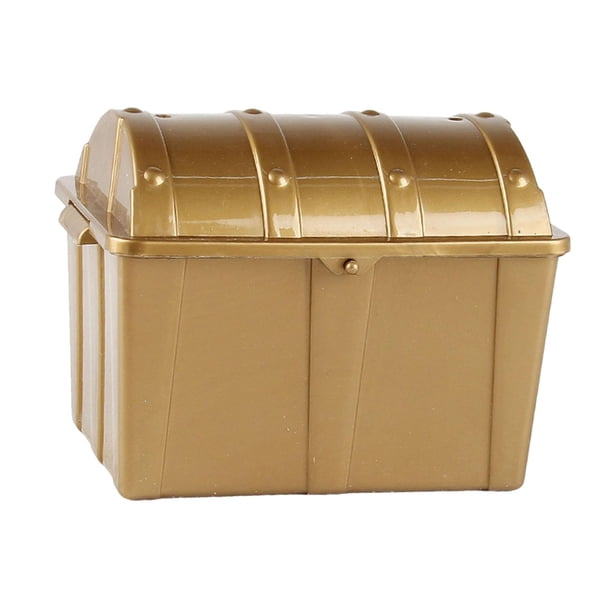 del tesoro pirata para niños, caja de almacenamiento, organizador de recuerdos, suministros para fiestas, caja de juguetes para juegos y marrón
