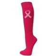 thumbnail image 3 of Couver Unisex Knee High Sports Athletic Baseball Softball Socks, Hot Pink w/ Ribbon, Medium, 1 Pair, 3 of 7