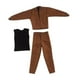 thumbnail image 4 of Ropa para figuras de acción perfecl 1/12 chaqueta chaleco pantalones marrón, 4 of 8
