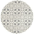 thumbnail image 6 of SAFAVIEH Chatham Amery Geometric Wool Area Rug, Dark Grey/Ivory, 2' x 3', 6 of 10