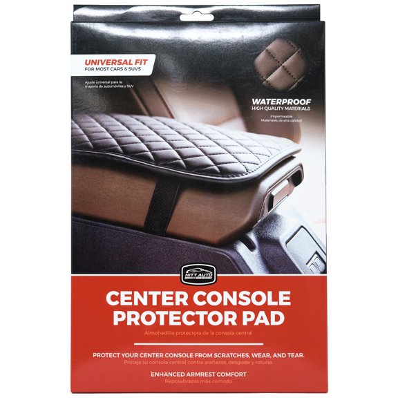 Center Console Protector Pad - Scratch Resistant, Waterproof, Universal Fit, Automotive Armrest Cover
