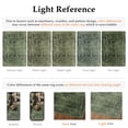 thumbnail image 4 of BERTHMEER 3x5 Washable Area Rug Living Room Green Vintage Entryway Office Carpet Non-Slip Soft Low Pile Traditional Distressed Throw Rugs for Entrance Bathroom Dining Room, 4 of 5