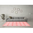 thumbnail image 3 of Ahgly Company Indoor Rectangle Checkered Red Modern Area Rugs, 8' x 10', 3 of 4