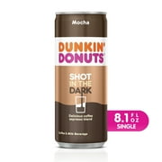 Dunkin' Donuts Shot in the Dark Mocha Iced Coffee Espresso Drink, 8.1 fl oz