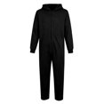 thumbnail image 7 of WAYUTE Girl's Halloween Long Sleeve Zip Up Hooded Jumpsuits Solid Color Soft Breathable Straight Leg Romper for Toddler Kids Festival Party,Black,Size 4 Y-5 Y, 7 of 7
