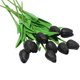thumbnail image 1 of Flores Artificiales Toystoory 10 piezas PU ramo de boda negro, 1 of 6