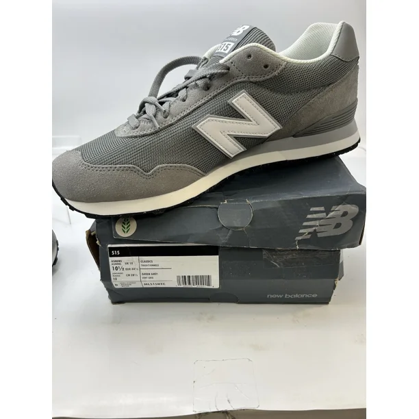New Balance 515 v3 Shoes Men's Size 10.5 Sneakers Grey White ML515HTC