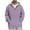 Purple, variant on CaComMARK PI Mens Fleece Sherpa Sweatshirt 1/4 Zipper Casual Loose Solid Pullover Kangaroo Pocket Fall Winter Unisex Tops Purple 10(L)