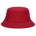 thumbnail image 2 of Weikingp Bucket Hat Bucket Hat Cotton Fishing Brim Visor Men Sun Hunting Summer Camping Cap Bucket Hats for Men Bucket Hats for Woman Sun Hats for Women () Red Cotton Blend, 2 of 2