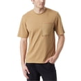 thumbnail image 1 of BASS OUTDOOR Mens Pocket Tee Basic T-Shirt, Brown, Small, 1 of 1
