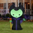 thumbnail image 2 of Gemmy Airblown Inflatable Maleficent, 3.5 ft Tall, black, 2 of 4