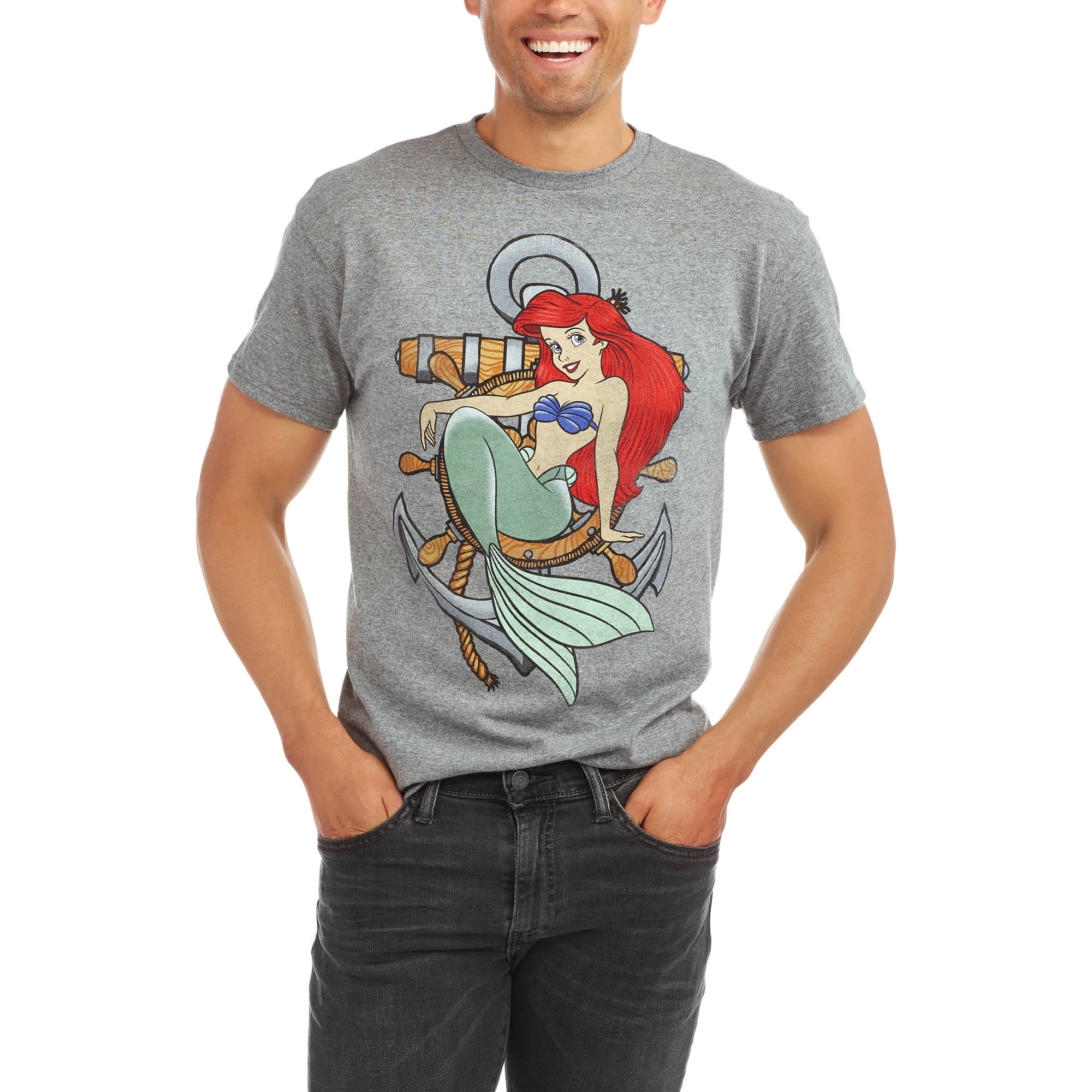 Disney Men's Little Mermaid Graphic Tee 