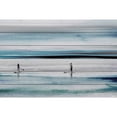 thumbnail image 2 of "Beach Paddling" Painting Print on White Wood, 2 of 5