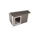 thumbnail image 3 of New Age Pet ECOFLEX Rustic Lodge Dog House, Jumbo, Weather Resistant, Easy Assembly, 3 of 12
