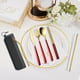 thumbnail image 5 of Chopsticks Spoon Knife Fork Set, 7-Piece Stainless Steel Cutlery, Portable Camping Outdoor, Foldable Storage Case, Heavy Duty, for Travel, Kitchen Utensils, Straw Included, Outdoor Dining,, 5 of 8